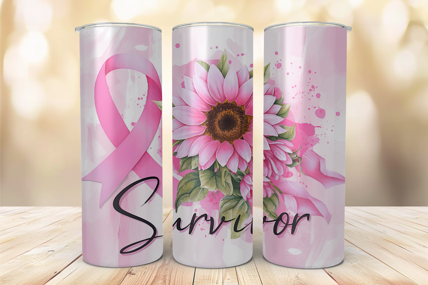 Survivor Sunflower Stainless Steel Tumbler