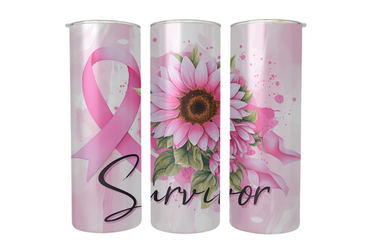Survivor Sunflower Stainless Steel Tumbler